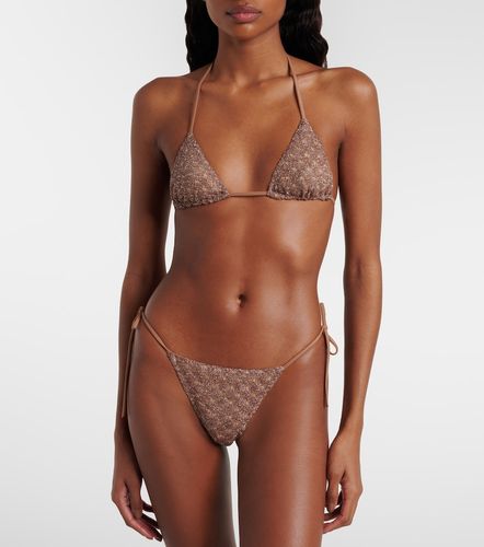 Missoni Open-knit lame bikini - Missoni - Modalova