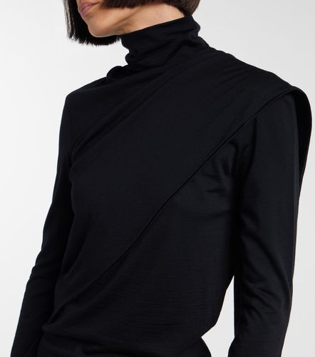 Róhe Top de jersey de lana con bufanda - Rohe - Modalova