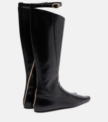 Botas altas Twisted de piel - Tory Burch - Modalova
