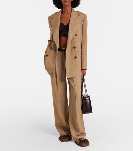 Pleated belted wide-leg pants - Dolce&Gabbana - Modalova