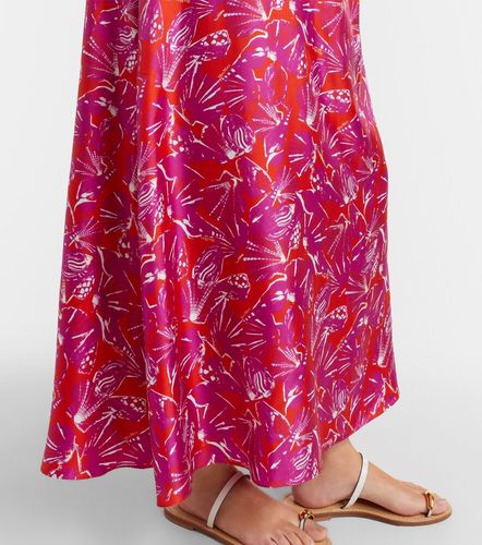 Vestido largo Cartone de seda estampado - Max Mara - Modalova