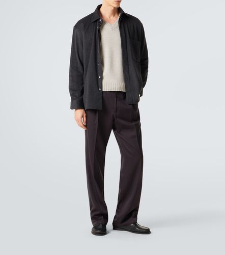Pantaloni a gamba larga Amo in seta - Saman Amel - Modalova