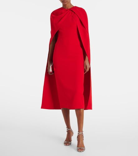 Safiyaa Vestido midi con capa - Safiyaa - Modalova