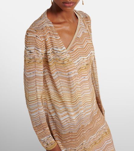 Cárdigan de lamé con zigzag - Missoni - Modalova