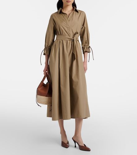 Vestido midi Mirto de popelín de algodón - Max Mara - Modalova