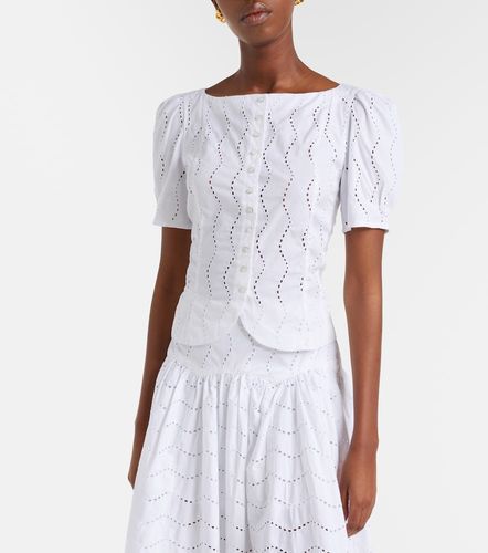 Top de algodón con bordado inglés - Polo Ralph Lauren - Modalova