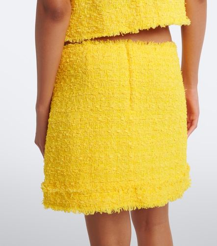 Minifalda de tweed en mezcla de algodón - Dolce&Gabbana - Modalova