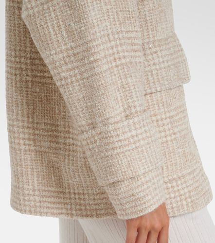 Checked wool and alpaca-blend jacket - Eleventy - Modalova
