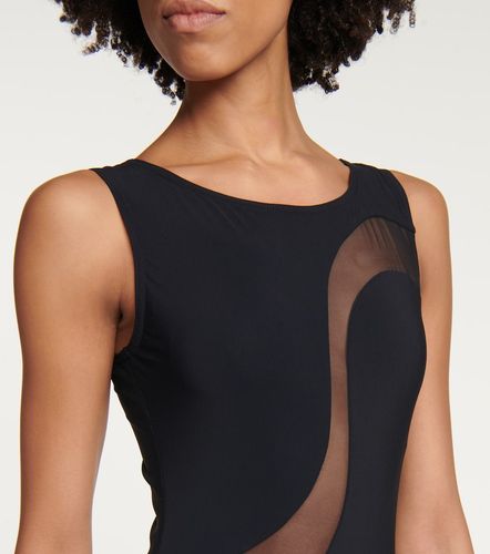 Mesh-trimmed swimsuit - Karla Colletto - Modalova