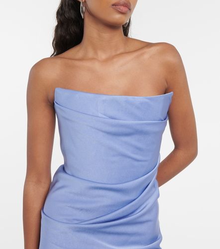 Vestido midi de crepé drapeado - Alex Perry - Modalova