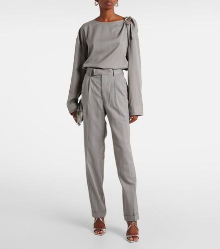 Jacques Wei Wool straight pants - Jacques Wei - Modalova