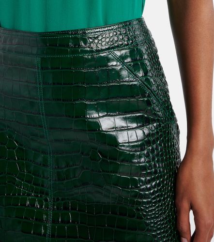 Croc-effect leather miniskirt - Tom Ford - Modalova