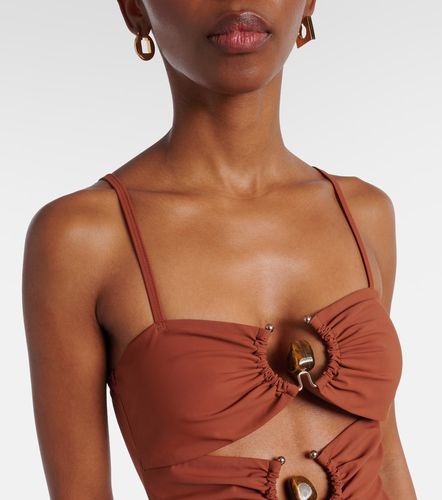 Vestido largo Pierced Orbit en jersey con aberturas - Christopher Esber - Modalova