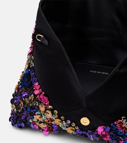 Envelope Medium sequined satin clutch - Dries Van Noten - Modalova