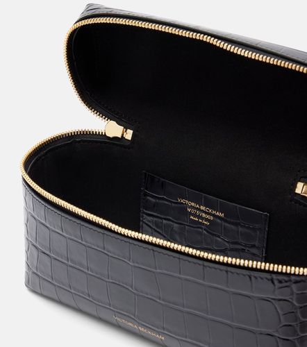 Vanity croc-effect leather vanity bag - Victoria Beckham - Modalova