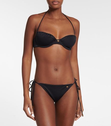 Tom Ford Bikini con ruches e logo - Tom Ford - Modalova