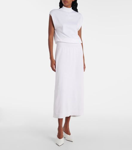 Alaïa Abito midi Column in cotone - Alaia - Modalova