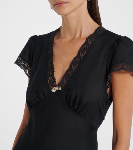 Rixo Abito lungo Clarice con pizzo - Rixo - Modalova