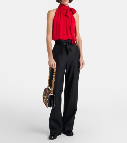 Blusa de georgette de seda - Valentino - Modalova