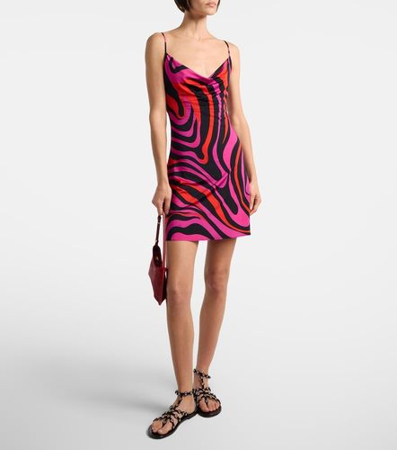 Vestido corto Marmo de jersey satén drapeado - Pucci - Modalova