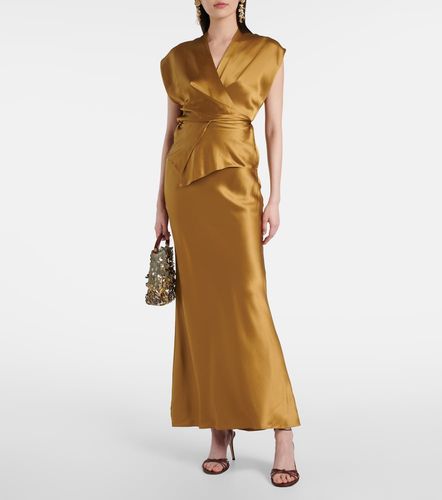 The Sei Silk satin wrap top - The Sei - Modalova