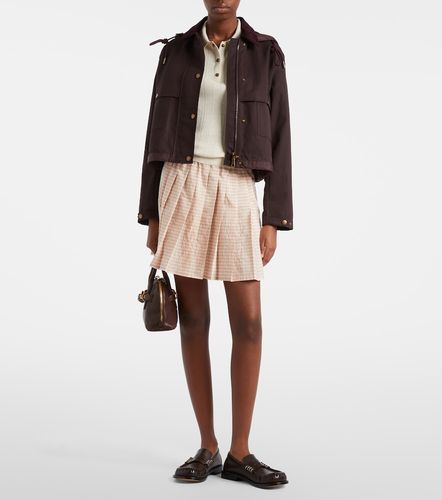 Polo de algodón con pointelle - Moncler - Modalova