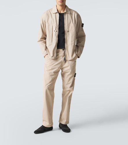 Pantalones rectos de algodón - Stone Island - Modalova
