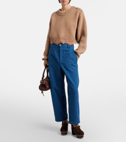 Chloé Pantaloni barrel cropped - Chloe - Modalova