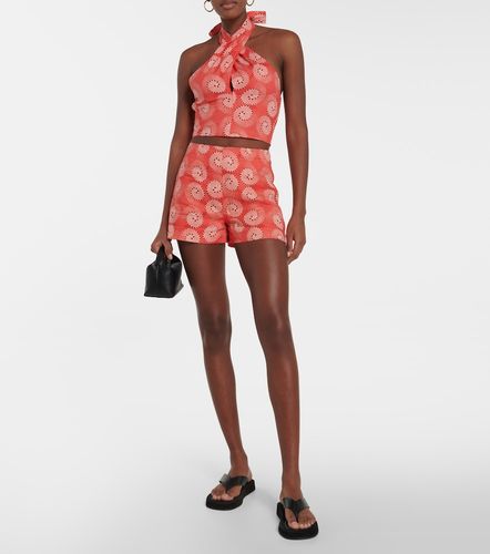 Kai printed halterneck crop top - Staud - Modalova