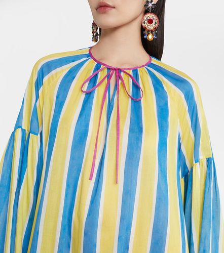 Caftano in cotone a righe - Dolce&Gabbana - Modalova