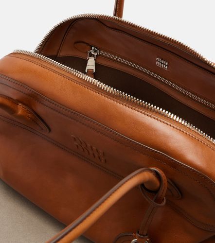Vivant Medium leather bowling bag - Miu Miu - Modalova