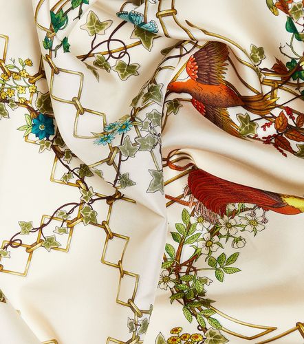 Gucci Printed silk twill scarf - Gucci - Modalova