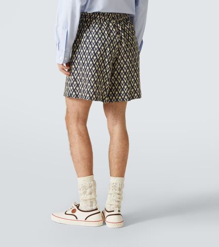 Bermudas Toute La V de lino - Valentino - Modalova