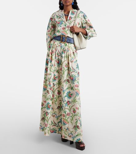 Etro Falda larga de algodón floral - Etro - Modalova