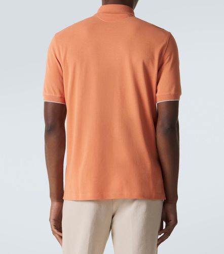 Polo de algodón con logo - Brunello Cucinelli - Modalova