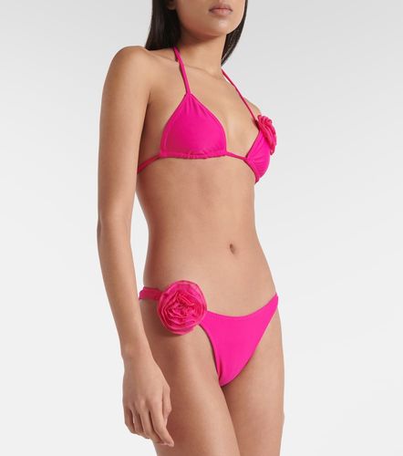 Floral-applique triangle bikini top - Same - Modalova