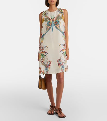 Etro Printed silk minidress - Etro - Modalova