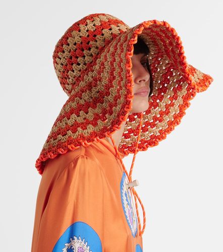 Alemais Flame raffia sun hat - Alemais - Modalova