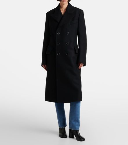 Double-breasted virgin wool coat - Maison Margiela - Modalova