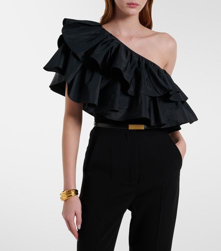 Top asimetrico Elegante Orca de algodón con volantes - Max Mara - Modalova