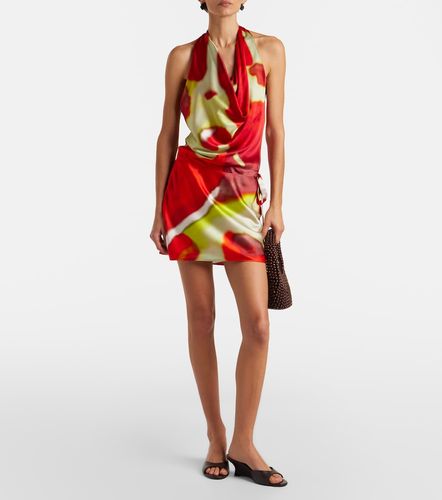 Liora printed silk-blend satin minidress - Staud - Modalova