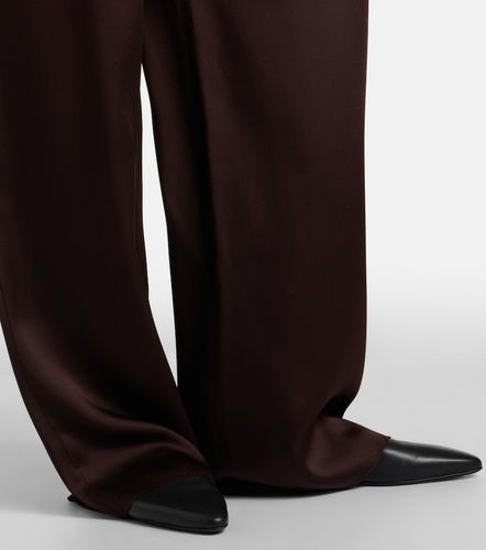 Elegante satin wide-leg pants - Max Mara - Modalova