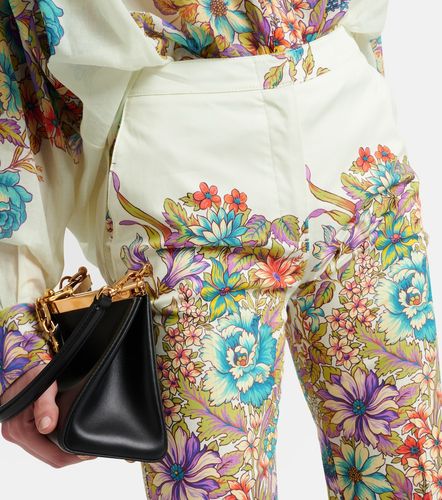 Pantalones flared en mezcla de algodón - Etro - Modalova