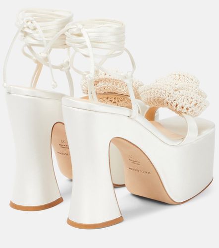 Sandali platform in satin - Magda Butrym - Modalova