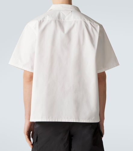 Camicia bowling in cotone con stampa - Prada - Modalova