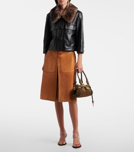 Chloe Suede midi skirt - Chloe - Modalova
