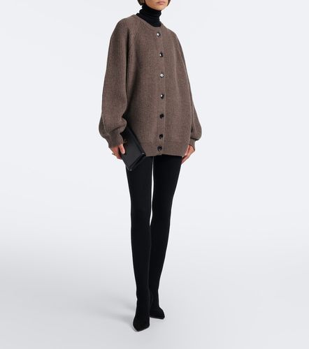Whit cashmere and wool tights - Nour Hammour - Modalova