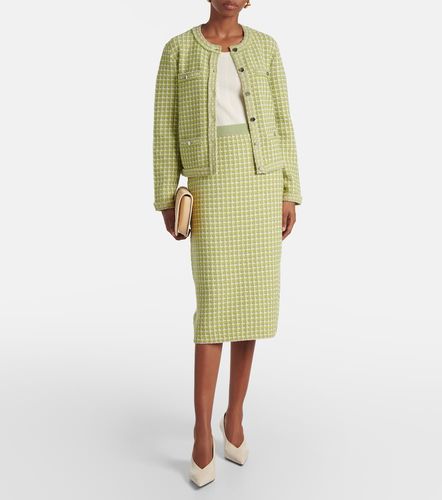 Tory Burch Knitted checked jacket - Tory Burch - Modalova