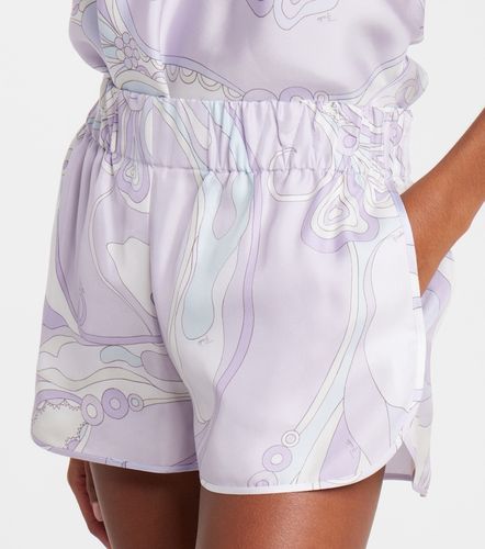 Orchidee low-rise silk twill shorts - Pucci - Modalova