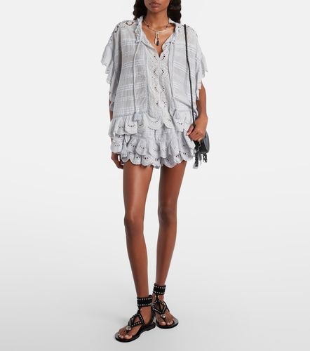 Top Payton de algodon con bordado inglés - Marant Etoile - Modalova